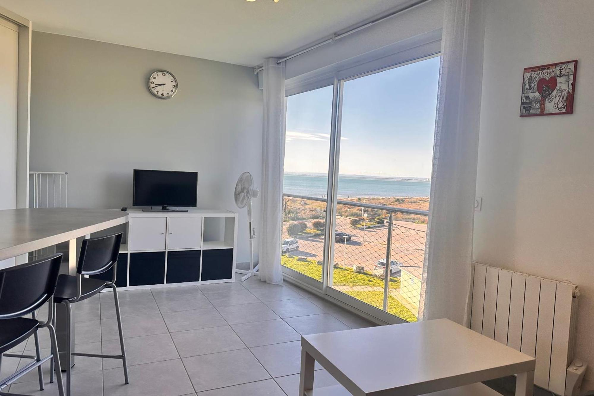 Les Pieds Dans Le Sable Appartement Vue Mer 1 Chambre 1 Cabine Ле-Гро-дю-Руа Екстер'єр фото