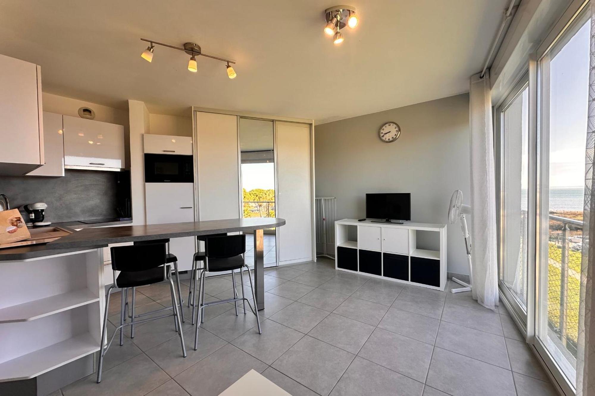 Les Pieds Dans Le Sable Appartement Vue Mer 1 Chambre 1 Cabine Ле-Гро-дю-Руа Екстер'єр фото